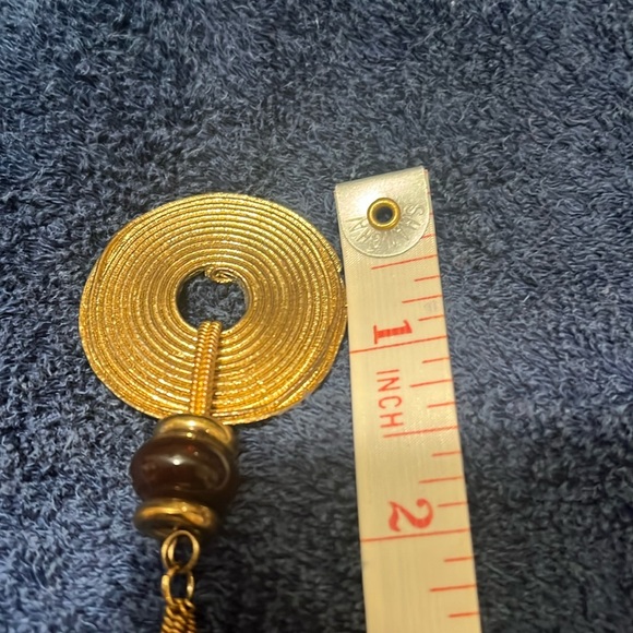 Vintage Necklace - amazing Medallion with beads/resin balls - Picture 7 of 8